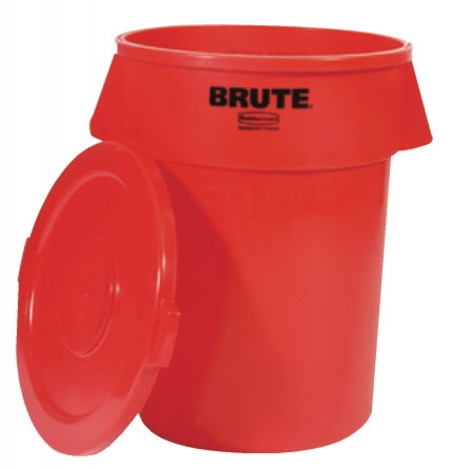 Photo 2 of 263100RED : Rubbermaid Brute Lid For 2632, Red