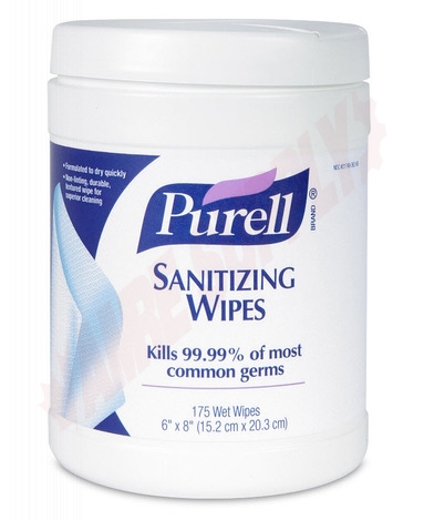 Photo 2 of 9031-06 : Purell Hand Sanitizing Wipes, 62% Alcohol, 6x175 Wipes