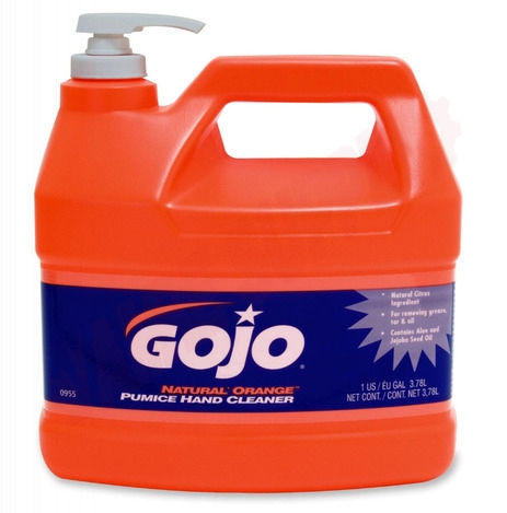 Photo 1 of 0955-02 : Gojo Natural Orange Pumice Hand Cleaner, 3.8 L