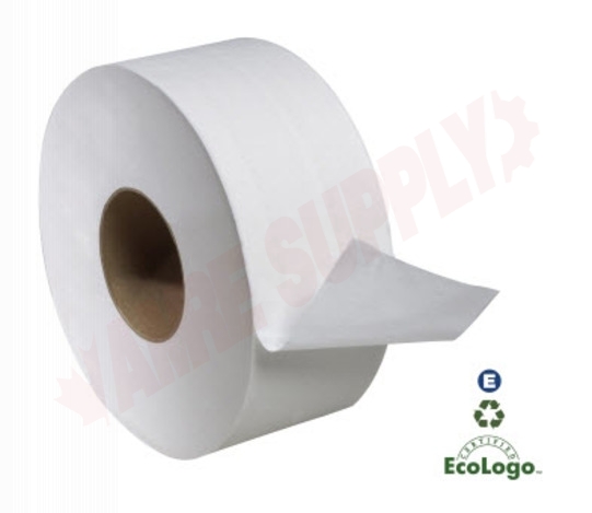 Photo 2 of TJ0922A : Tork Universal Jumbo Roll Toilet Tissue, 2 Ply, 1,000 ft/Roll, 12 Rolls/Case