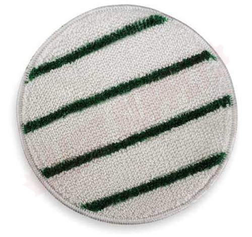Photo 1 of P26900WH00 : Rubbermaid Carpet Bonnet, Green Scrub Strips, 19