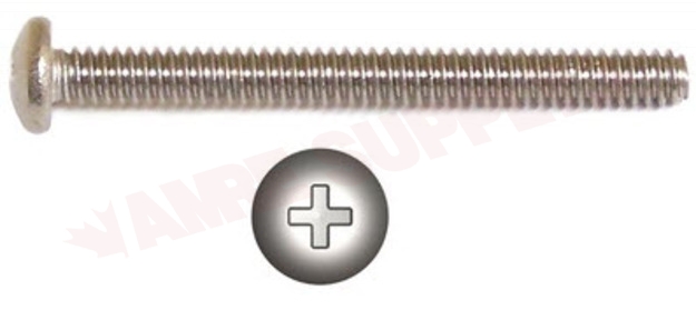 Photo 2 of PPMS14112MR : Reliable Fasteners Machine Screw, Pan Head, 1/4-20 x 1-1/2, 2/Pack
