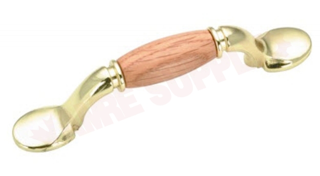 Photo 1 of BP3801130251 : Richelieu 5 Classic Pull, Brass & Oak