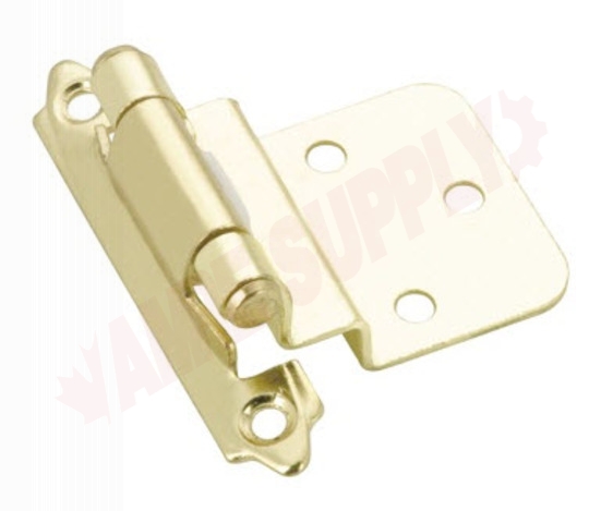 Photo 2 of BP138130 : Richelieu 3/8 Semi-Concealed, Self-Closing Hinge, Brass, 2/Pack