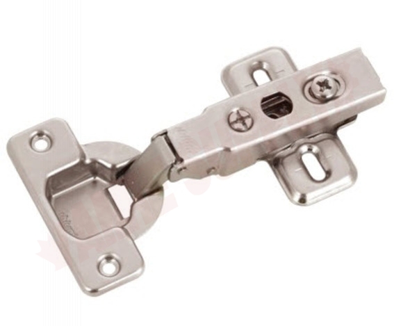Photo 2 of BP71M25521180 : Richelieu 100° Screw-on Hinge, Self-Closing With Plate, 2/Pack