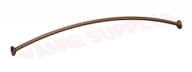 Photo 1 of CSR2165OWB : Moen Curved Shower Rod, 59, Old World Bronze