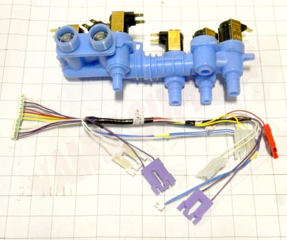 Photo 2 of W10372095 : Whirlpool W10372095 Washer Water Inlet Valve