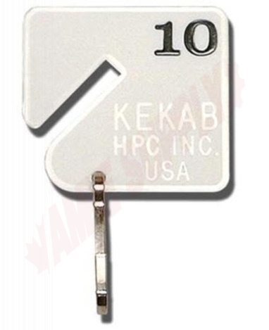Photo 2 of KEKAB-TAG-NT : Hudson Lock KeKab Tags, Prenumbered, 20/Pack