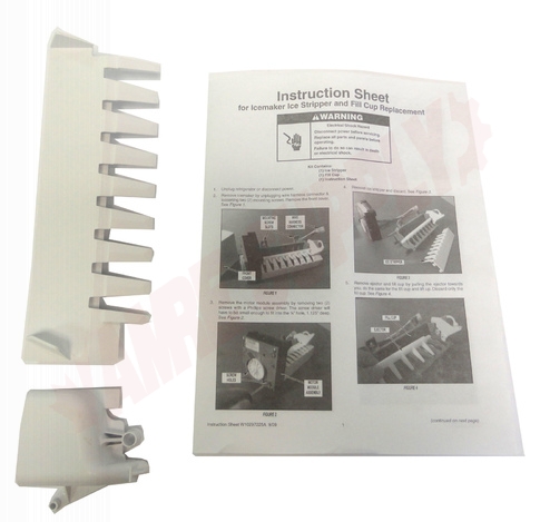 Photo 2 of W10297244 : Whirlpool W10297244 Refrigerator Ice Maker Stripper Arm Kit
