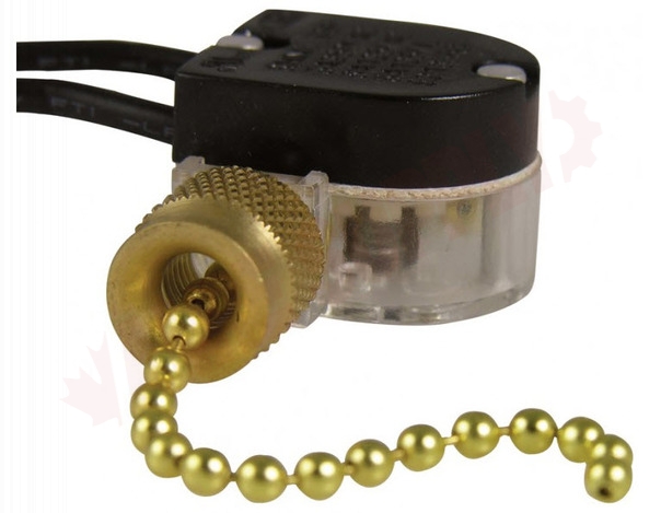 Photo 1 of GSW-32 : Gardner Bender SPST Single Circuit Pull Chain Switch, Brass