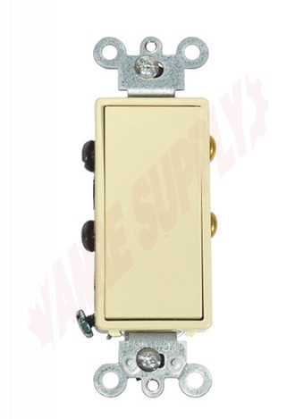 Photo 1 of 5604-2I : Leviton Decora 4-Way Wall Light Switch, 15A, 120/277V, Ivory