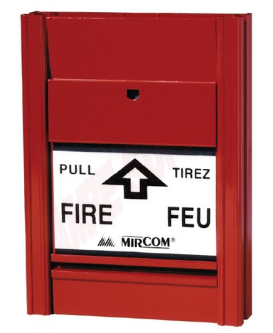 Photo 1 of MS-401 : Mircom Metal Fire Alarm Pull Station, Single Stage, Manual 