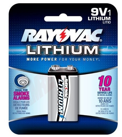 Photo 1 of R9VL-1 : 9v Lithium Battery, Individual