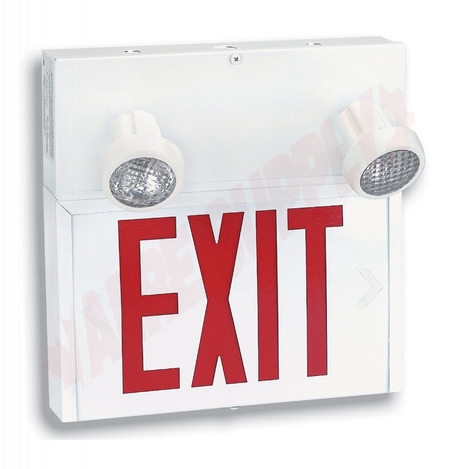 Photo 1 of SPEXS60360-2N09T : Stanpro Combination Exit Sign & Emergency Light, 6V, 2 Heads