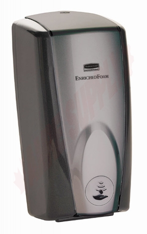 Photo 1 of 750139 : Rubbermaid AutoFoam Touch Free Dispenser, Black & Grey Pearl