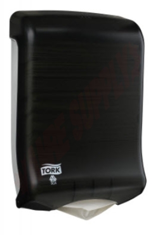 Photo 1 of 73TR : Tork Multifold C-Fold Towel Dispenser, Smoke