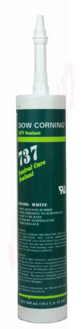 Photo 1 of 737WH : Dow Corning 737 Neutral Cure Sealant, White, 300mL