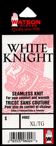 Photo 2 of 602-M : Watson White Knight Cotton Glove Liners, Medium