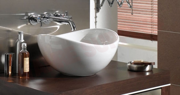 Photo 1 of 6092 : Ceralux Juno Vessel Bathroom Sink, White 