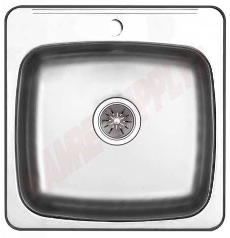 Photo 1 of JP732D71 : Novanni Pro Drop-In Kitchen Sink, 1 Bowl, 1 Hole, Stainless Steel