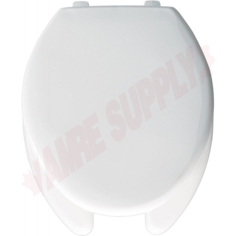 Photo 1 of 1950-000 : Bemis Commercial Toilet Seat, Elongated, Open Front, White, with Cover