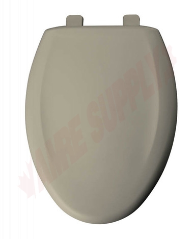 Photo 1 of 1200TC-006 : BEMIS CLOSED FRONT WITH COVER TOILET SEAT, ELONGATED, BONE