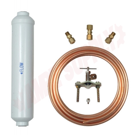 Photo 1 of 4392945 : WHIRLPOOL REFRIGERATOR UNIVERSAL IN-LINE WATER FILTER INSTALLATION KIT 
