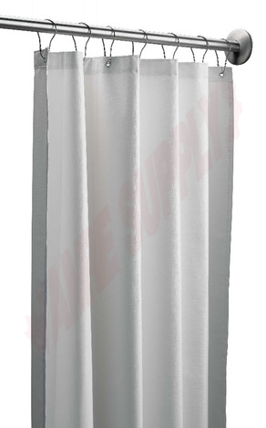 Photo 1 of 1144-503 : Frost Commercial Tub & Shower Curtain, 70 x 72, White