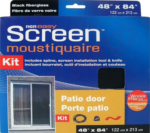 Photo 2 of SG4884BK : EasyScreen Patio Door Screening Kit, Black, 48 x 84