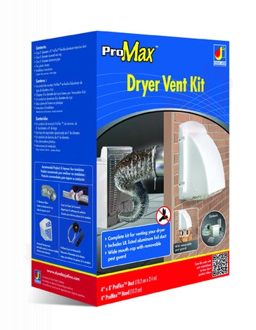 Photo 2 of TD48PMKZW6 : Dundas Jafine ProMax Wide Mouth Dryer Vent Kit, White
