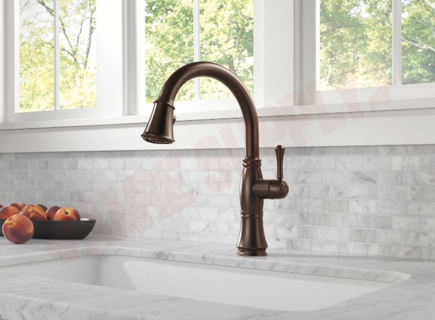 Photo 2 of 9197-RB-DST : Delta Cassidy Single Handle Pull-Down Kitchen Faucet, Venetian Bronze