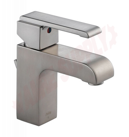 Photo 1 of 586LF-SSMPU : Delta Arzo Single Lever Bathroom Faucet, Stainless Steel