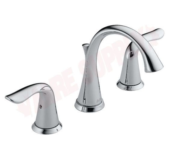 Photo 1 of 3538-MPU-DST : Delta Lahara Widespread Bathroom Faucet, 8, Chrome