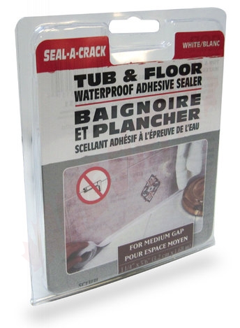 Photo 3 of SC13131 : Seal-A-Crack Tub & Floor, Medium Gap, White
