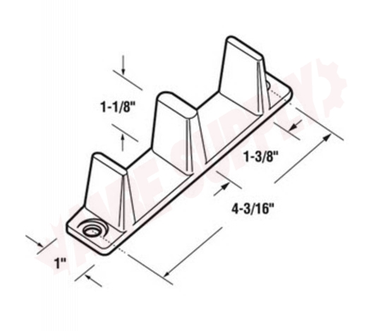Photo 15 of N6563 : Prime-Line Bypass Closet Door Guides, 2/Pack