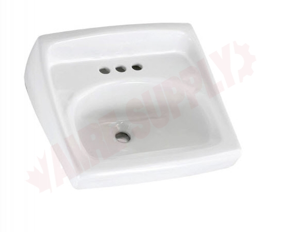 Photo 1 of 0355012.020 : American Standard Lucerne Wall-Mount Bathroom Sink with Wall Hanger, 4 Centers, White