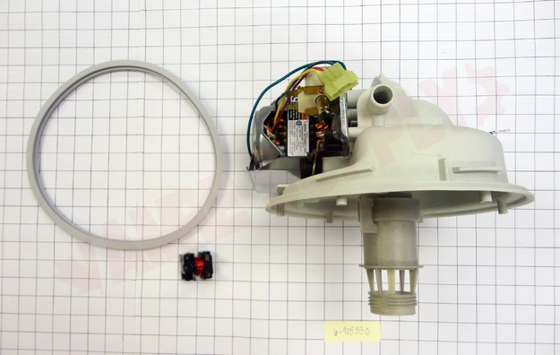 Photo 12 of 6-905330 : Whirlpool Dishwasher Pump & Motor Assembly