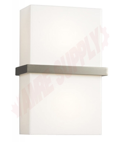 Photo 1 of 213130BN : Galaxy Lighting Wall Sconce, Brushed Nickel, Satin White, 2x60W 