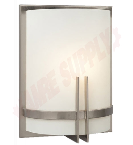Photo 1 of 211690BN : Galaxy Lighting Wall Sconce, Brushed Nickel, Frosted White, 1x100W