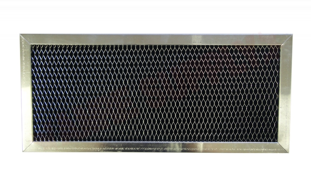 Photo 1 of 8205146A : Whirlpool Microwave Range Hood Charcoal Odour Filter, 5-5/16 x 12 x 3/8