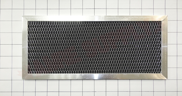 Photo 5 of 8205146A : Whirlpool Microwave Range Hood Charcoal Odour Filter, 5-5/16 x 12 x 3/8