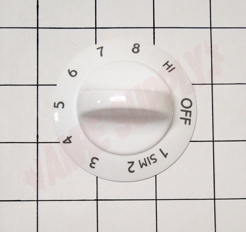 Photo 5 of 318164500 : Frigidaire Range Burner Control Knob, White
