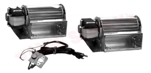 Photo 1 of HB-RB267 : Fireplace Dual Blower Kit 1800 RPM 115V for Security Wood Fireplaces