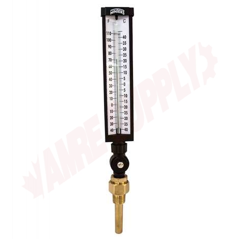Photo 1 of TIM101A : Winters Tim Industrial 9IT Thermometer, 3-1/2, Aluminum, -40-110°F