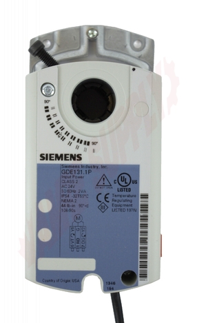 Siemens Damper Actuator GDE131 1P 
