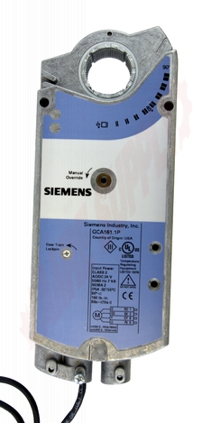 Photo 3 of GCA161.1U : Siemens Actuator Damper, Spring Return, Modulating, 0-10VDC, Standard Cable