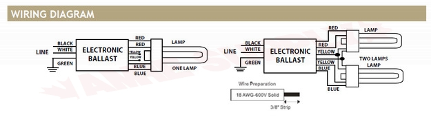 Photo 9 of E22642-277-347 : Standard Lighting FlexConnect Electronic Compact Fluorescent Ballast Kit, 347V