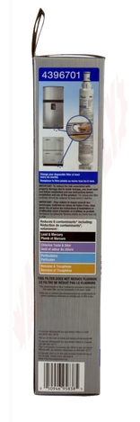 Photo 5 of 4396701 : WHIRLPOOL PUR REFRIGERATOR WATER FILTER, 4396701