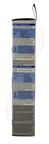 Photo 7 of 4396701 : WHIRLPOOL PUR REFRIGERATOR WATER FILTER, 4396701