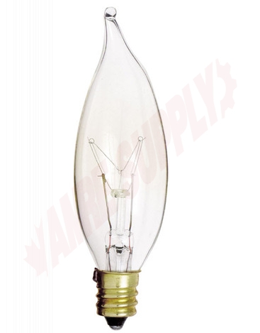 Photo 1 of 15CA8/CL/2.5M/E12 : 15W CA8 Incandescent Lamp, Clear